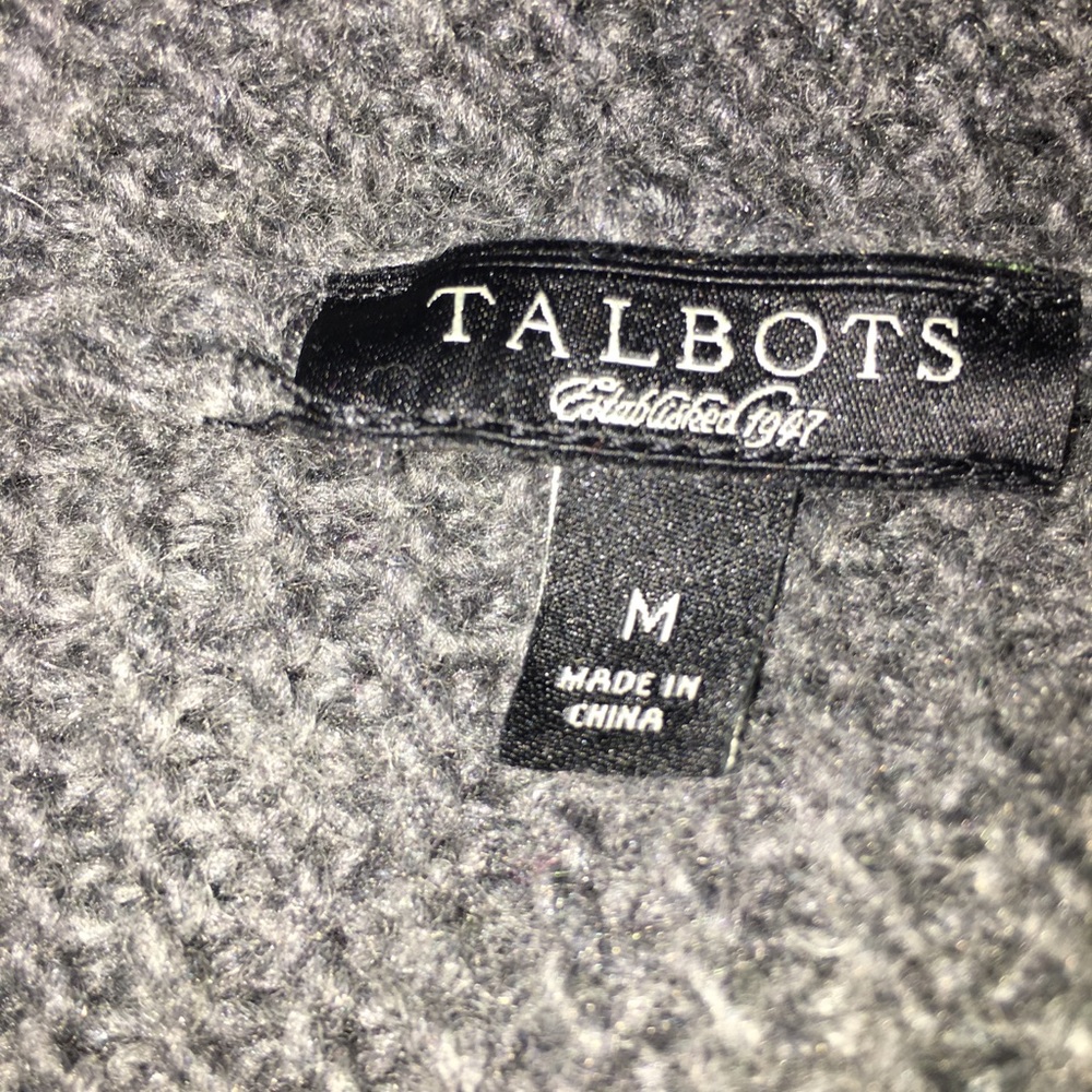 Talbots Gray Sweater - Picture 4 of 6